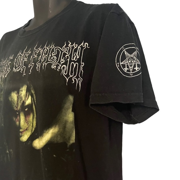 Cradle of Filth RARE VINTAGE USA VIP Tour Concert 2007 T-Shirt Black Size Large - Picture 4 of 8
